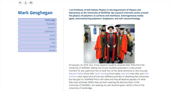 Desktop Screenshot of markgeoghegan.org